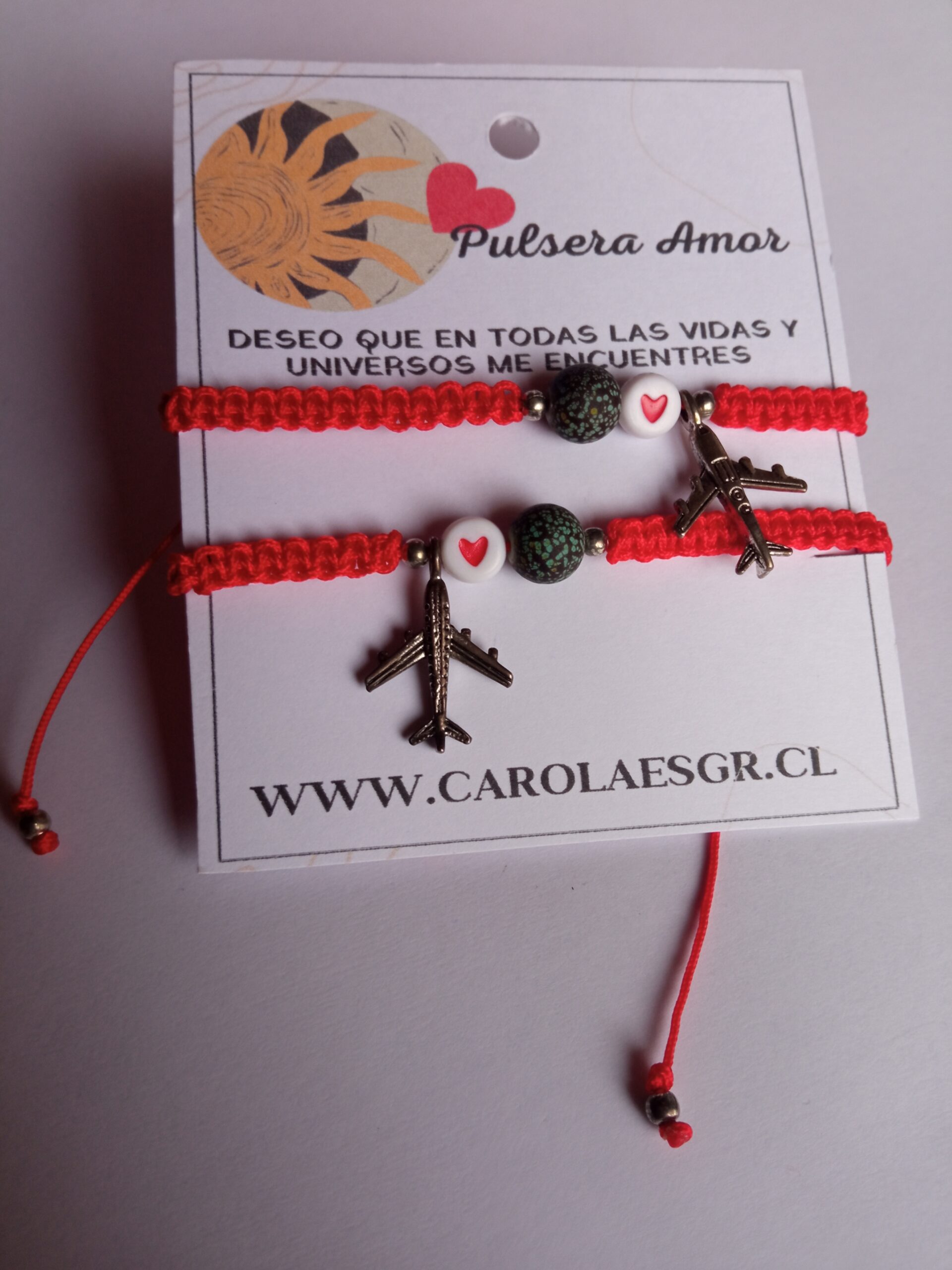 Pulseras Amor                  Pedido personalizado