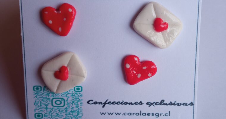 Aretes Carta de Amor