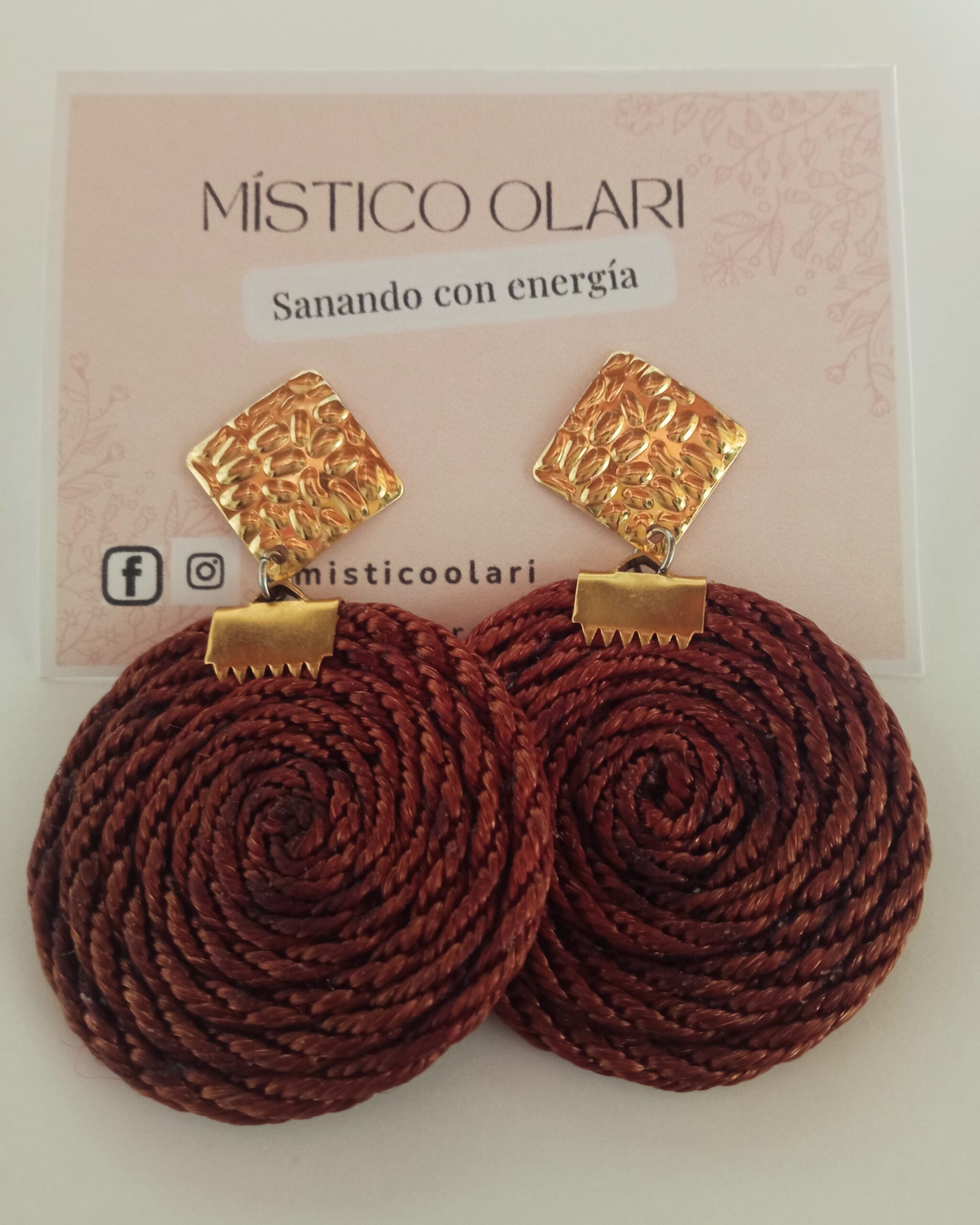 Aretes Brown  Color VENDIDO