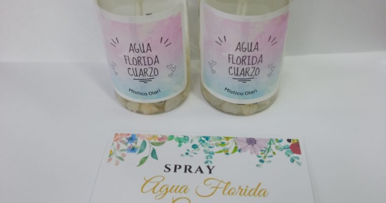 Spray Agua Florida Cuarzo  80 ml $4.500