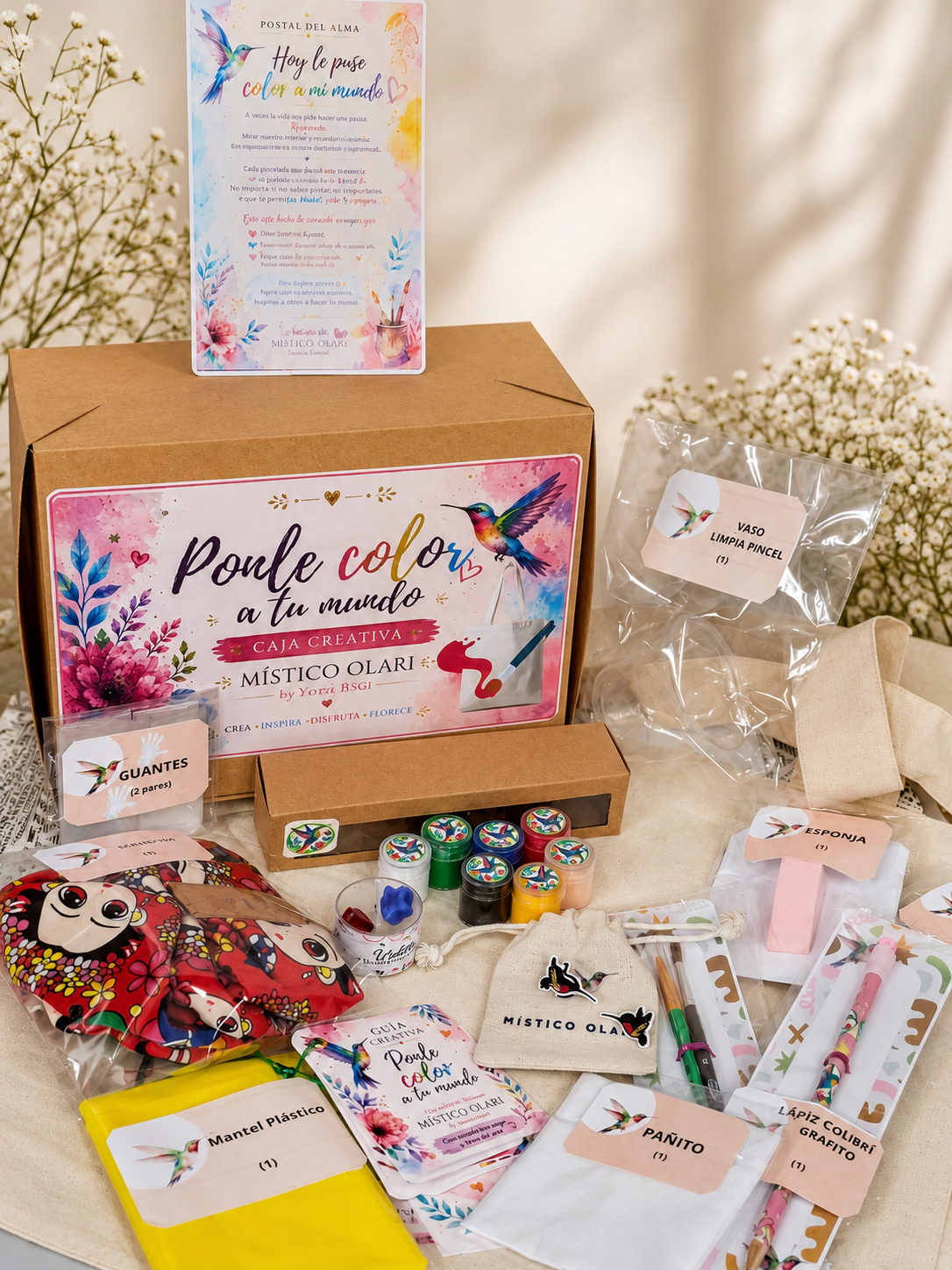 Caja Creativa -Ponle Color a tu Mundo - Pinta tu Propio Bolso Tote